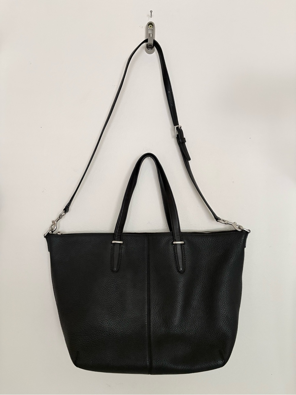 Coach Bleecker Pebbled Leather Cooper Satchel